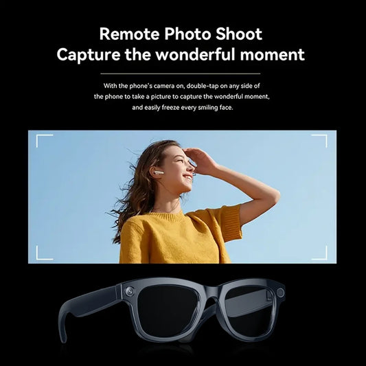 SENBONO M01pro Smart Translation Glasses 8MP Video Image Stabilization Real-time Translation 4K Smart Glasses with Camera