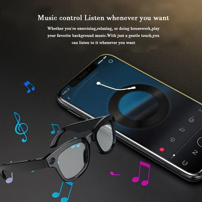 SENBONO M01pro Smart Translation Glasses 8MP Video Image Stabilization Real-time Translation 4K Smart Glasses with Camera